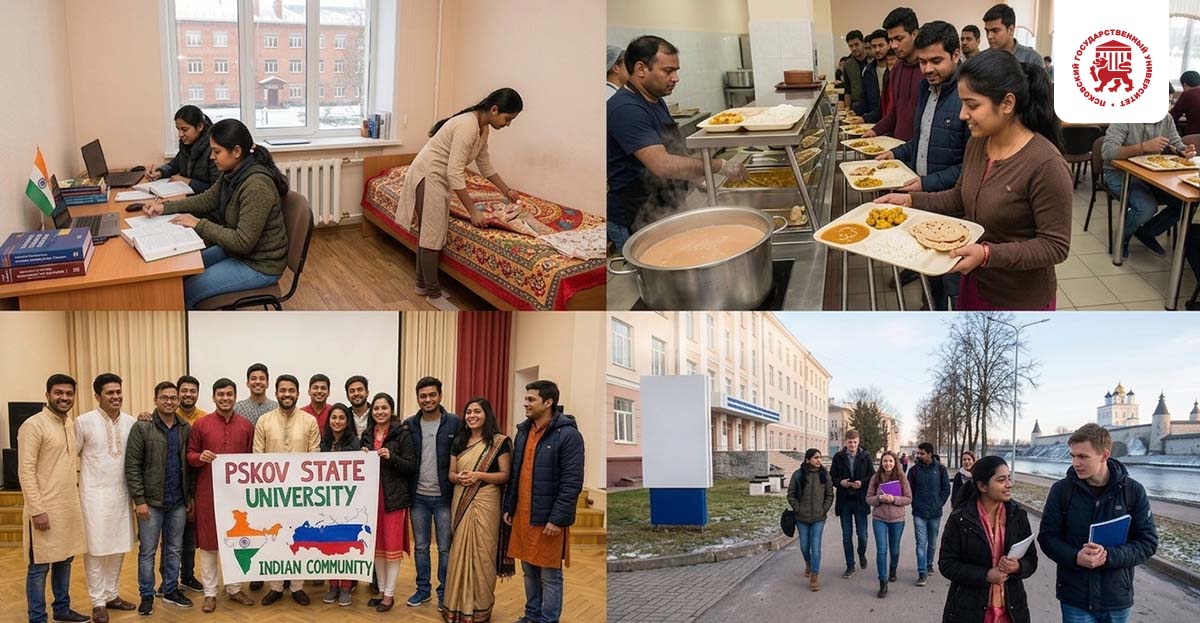 Student Life at Pskov State University: Hostel, Food &amp; Indian Community
